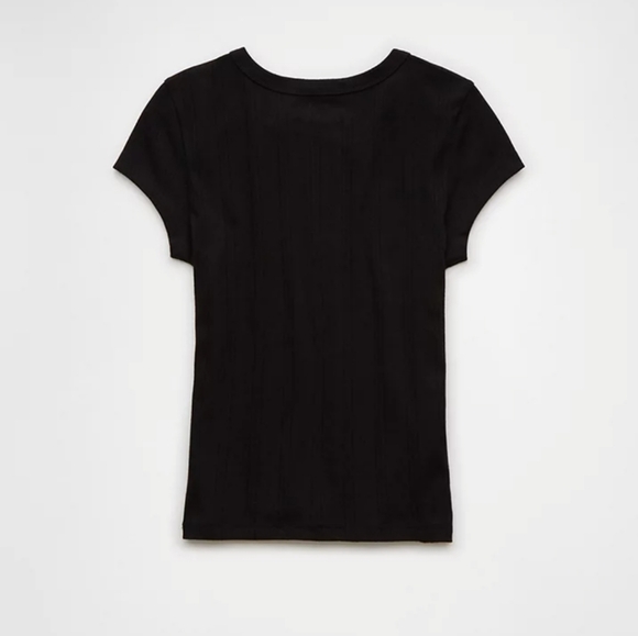 NWT American Eagle Outfitters Pontelle Graphic T-Shirt Black Size Small - Picture 3 of 6